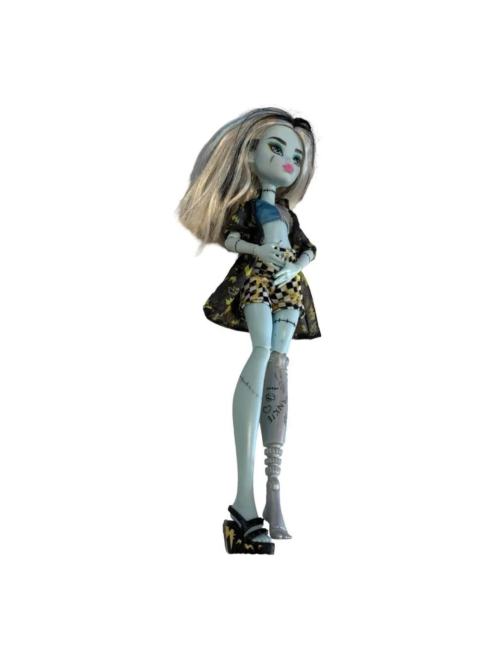 Monster High Scare-adise Island Frankie Stein Doll Cut Hair